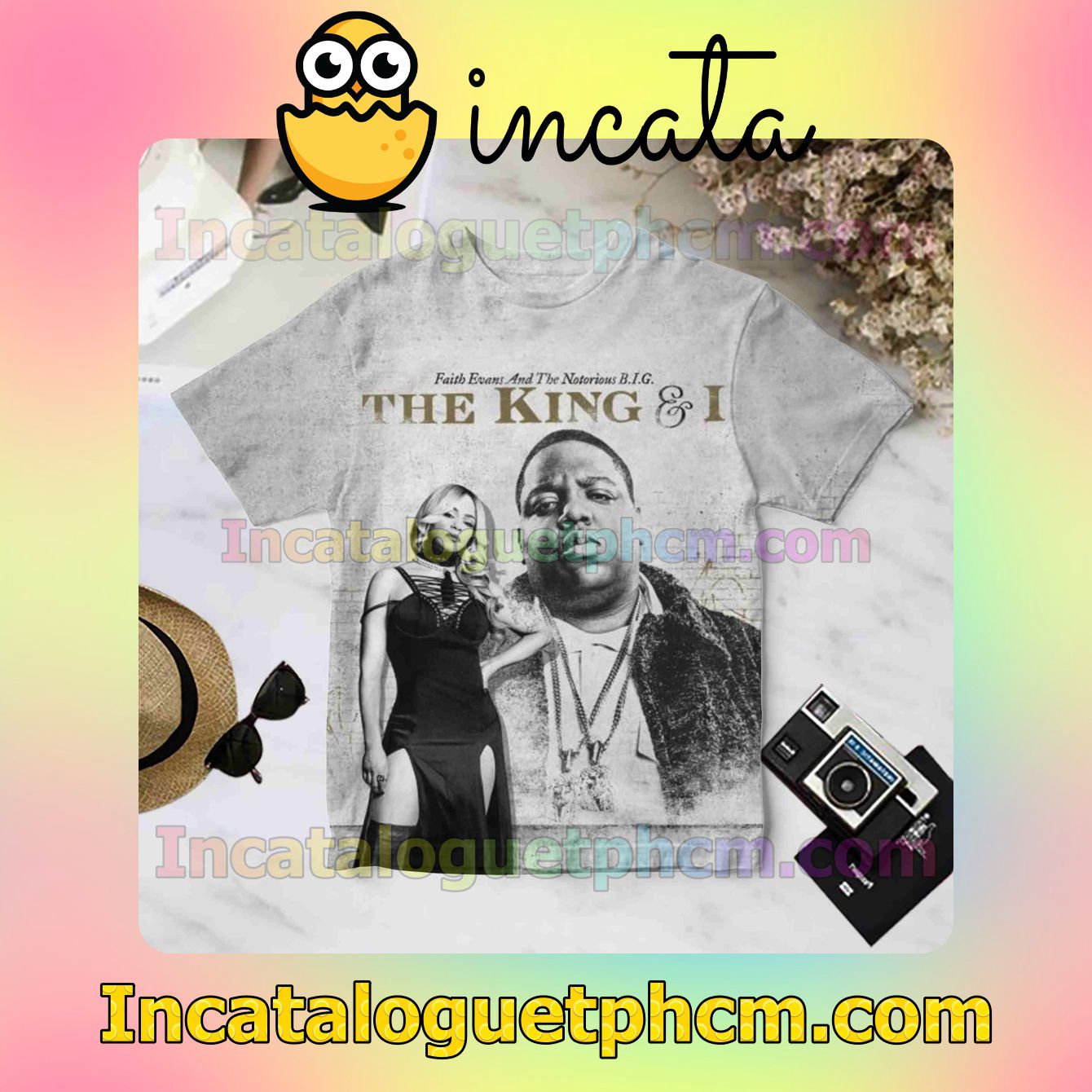 Faith Evans And The Notorious B.i.g. The King And I Album Cover For Fan Shirt