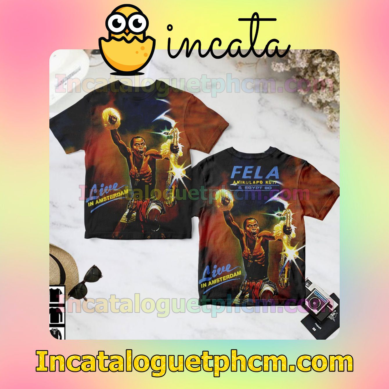 Fela Kuti And Egypt 80 Live In Amsterdam Gift Shirt
