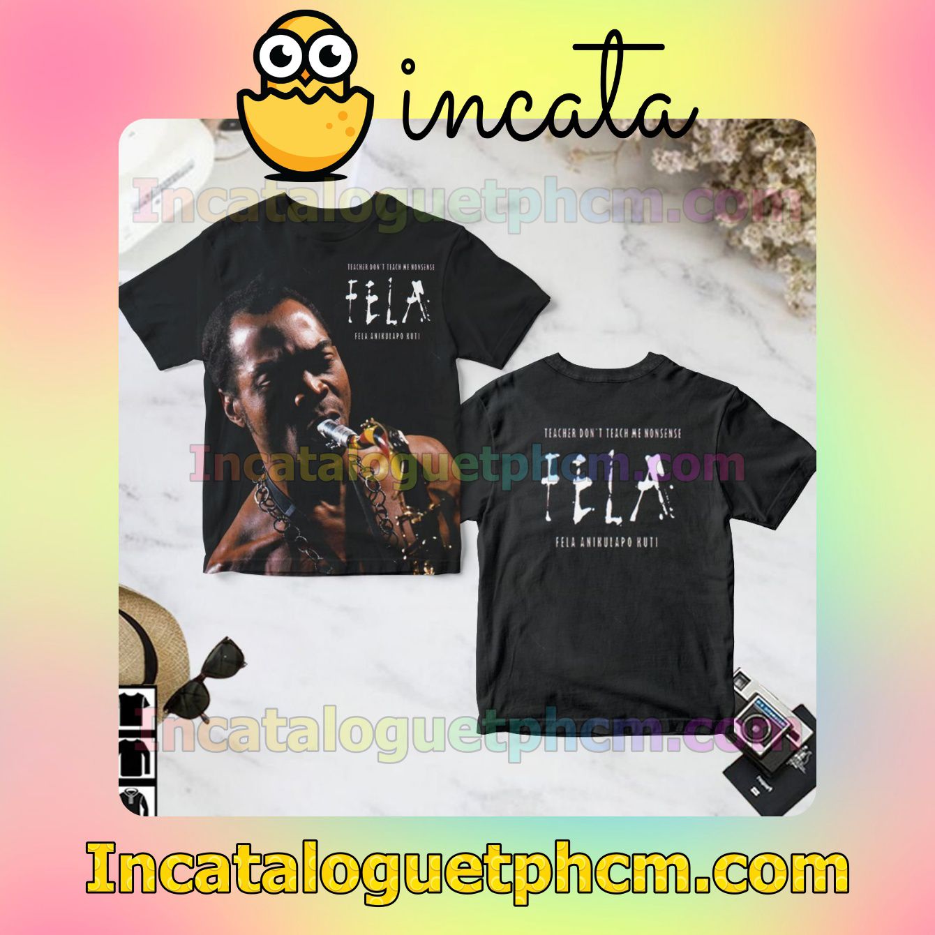 Fela Kuti Teacher Don't Teach Me Nonsense Album Cover Gift Shirt
