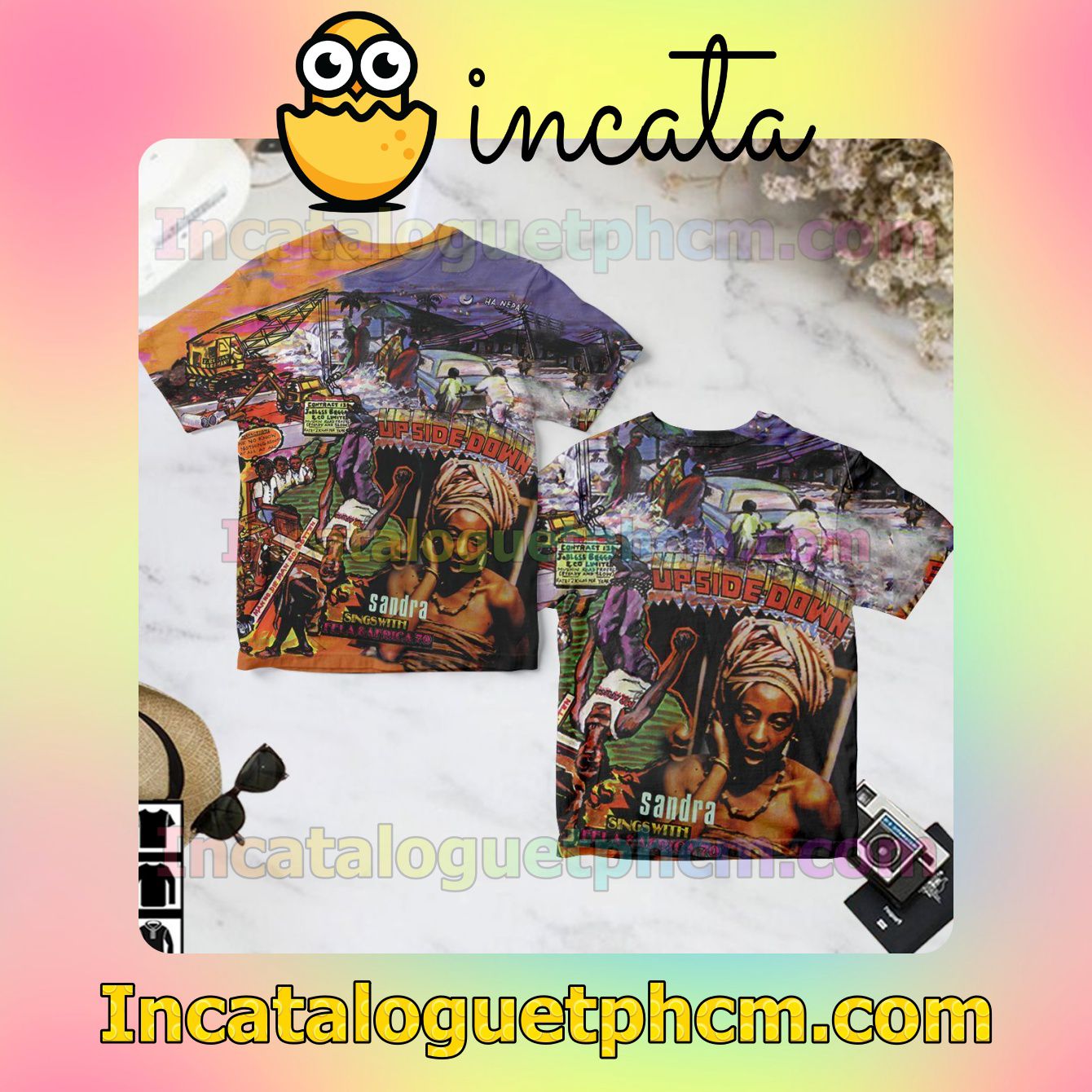 Fela Kuti Upside Down Album Cover Gift Shirt