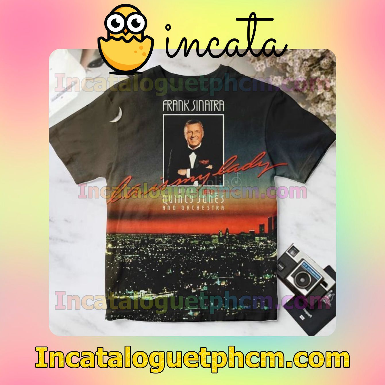 Frank Sinatra L.a. Is My Lady Album Cover Personalized Shirt