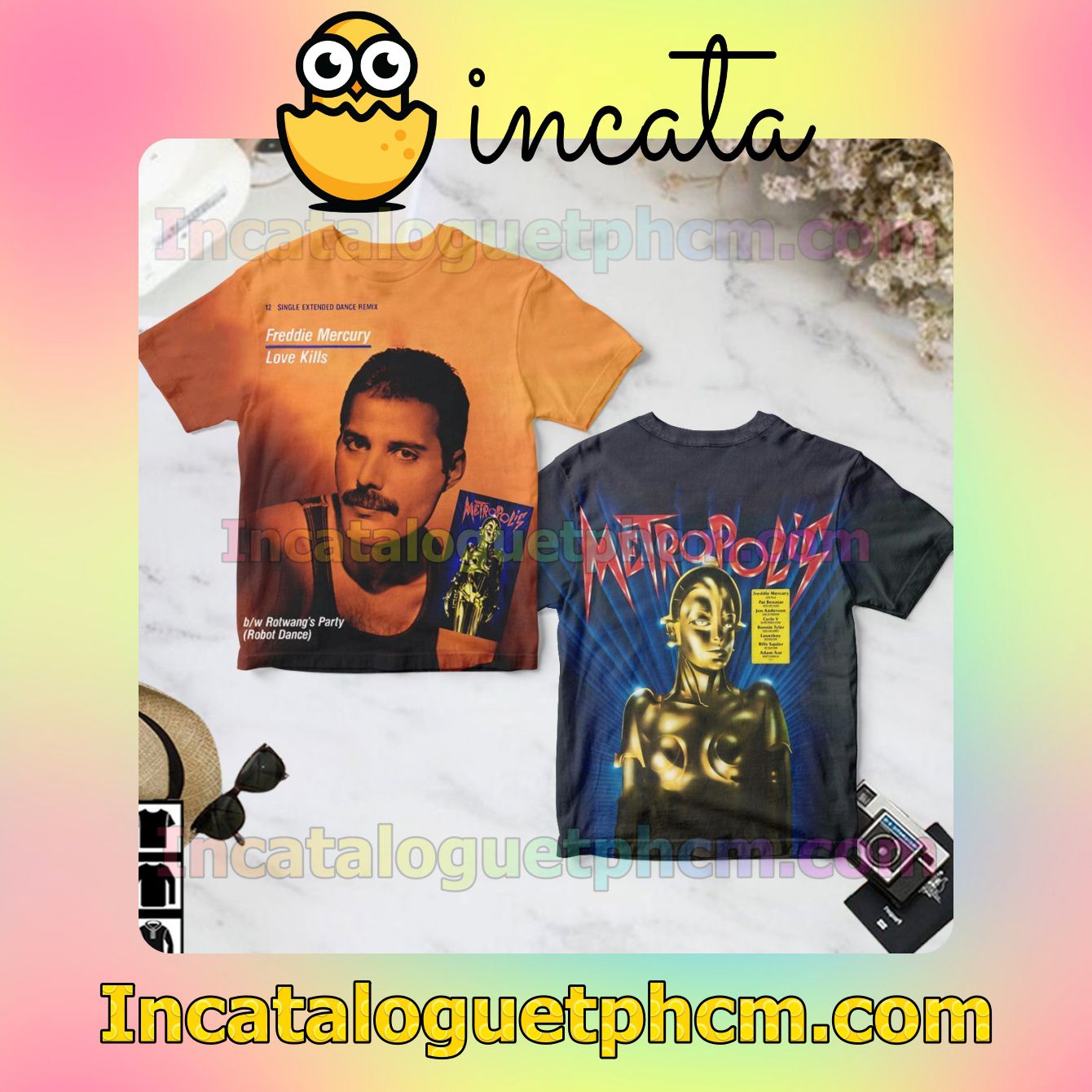 Freddie Mercury Love Kills Album Cover Gift Shirt