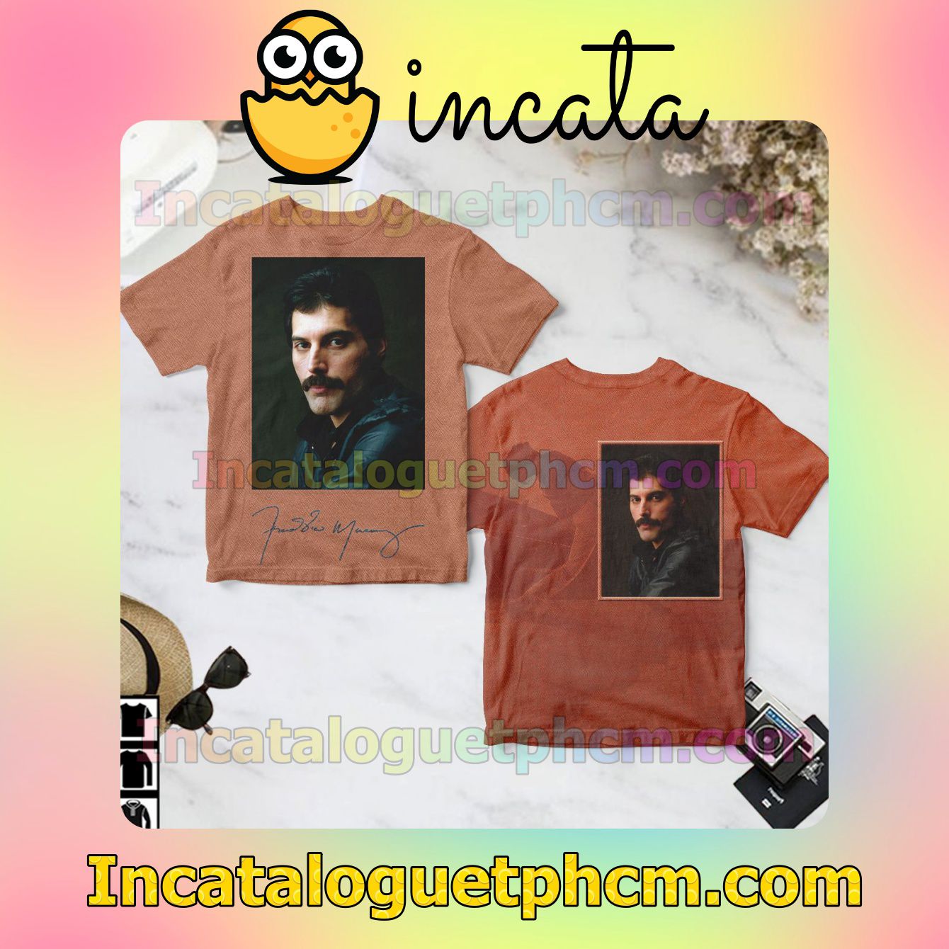 Freddie Mercury The Solo Collection Album Cover Gift Shirt