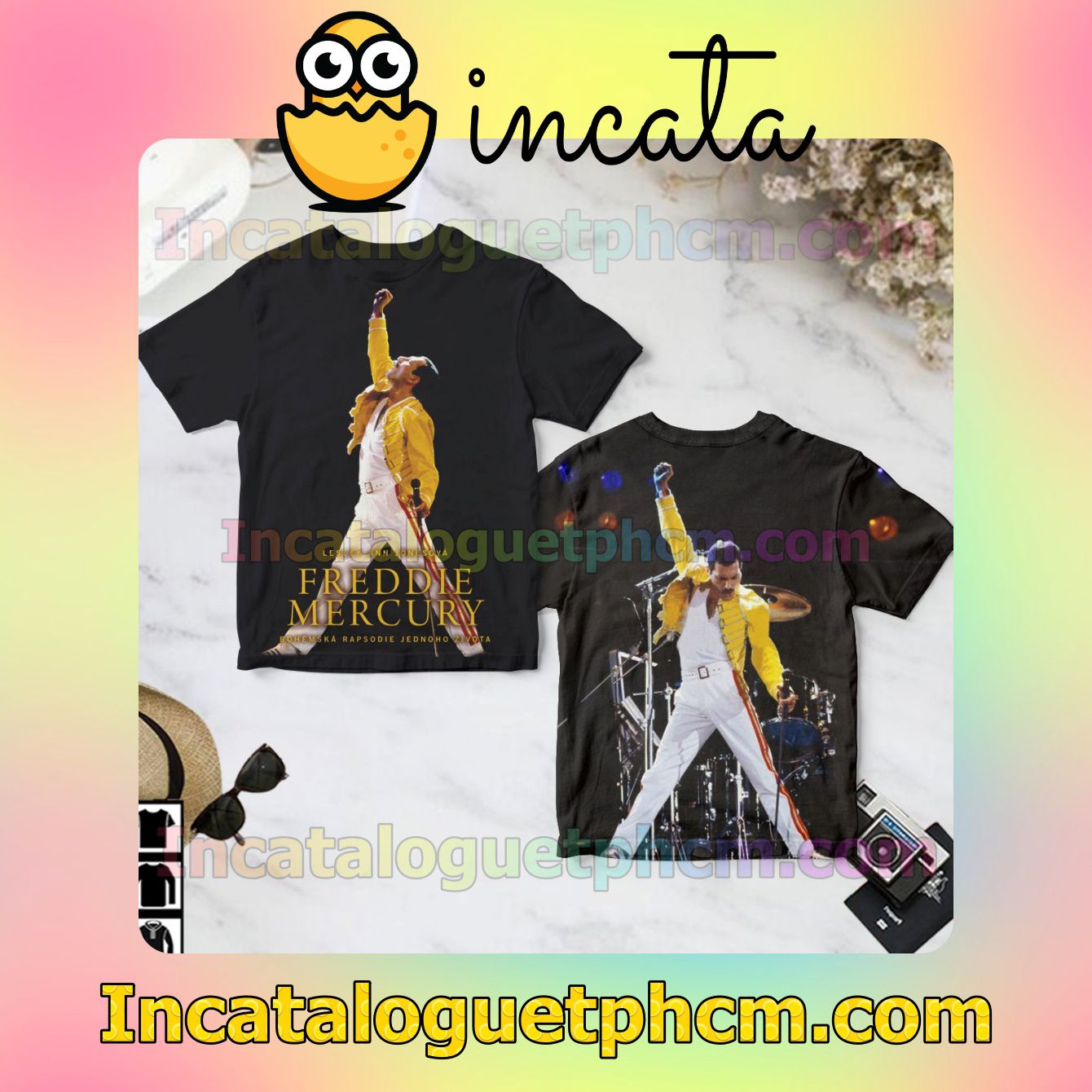 Freddie Mercury Tribute Concert Black Gift Shirt