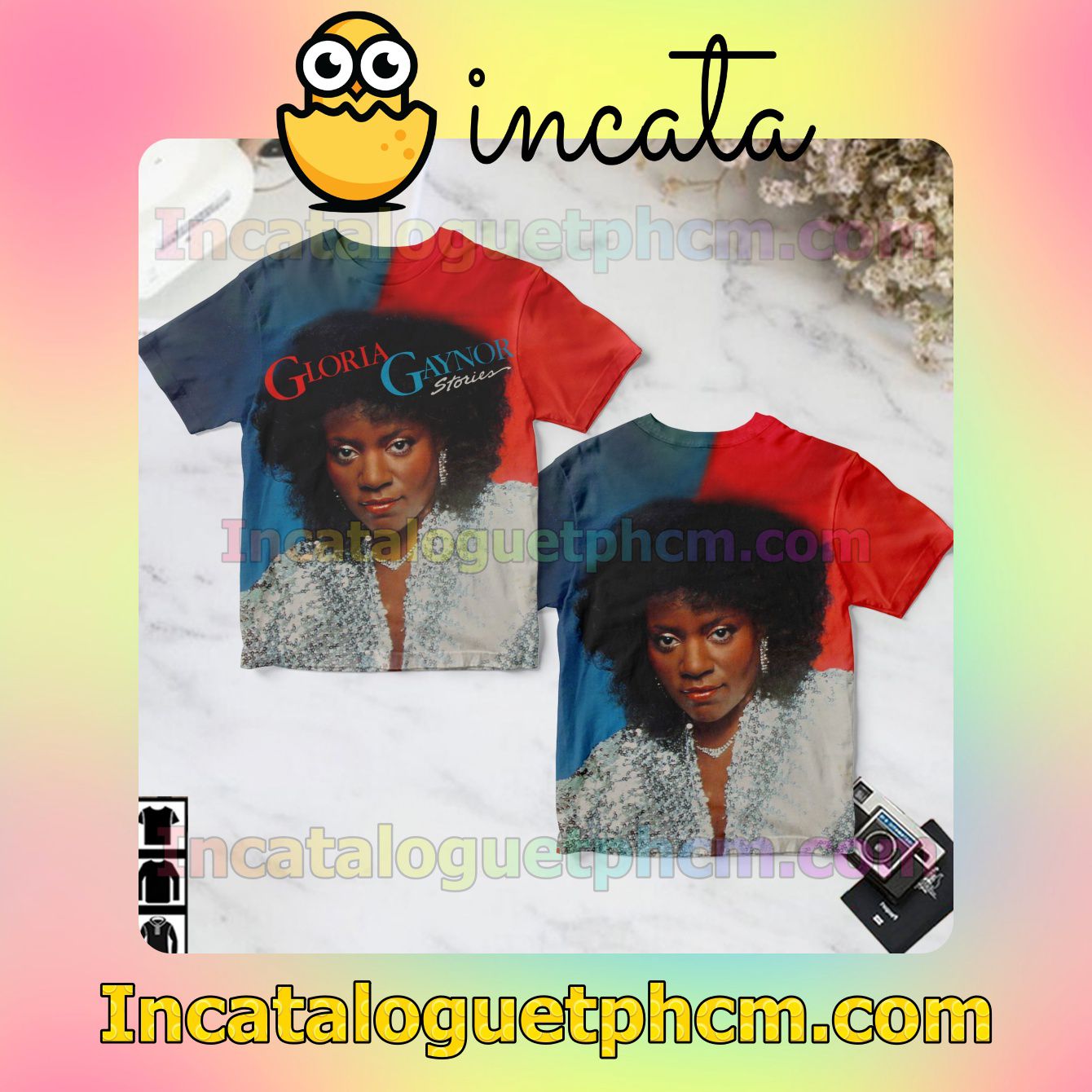 Gloria Gaynor Stories Album Cover Gift Shirt