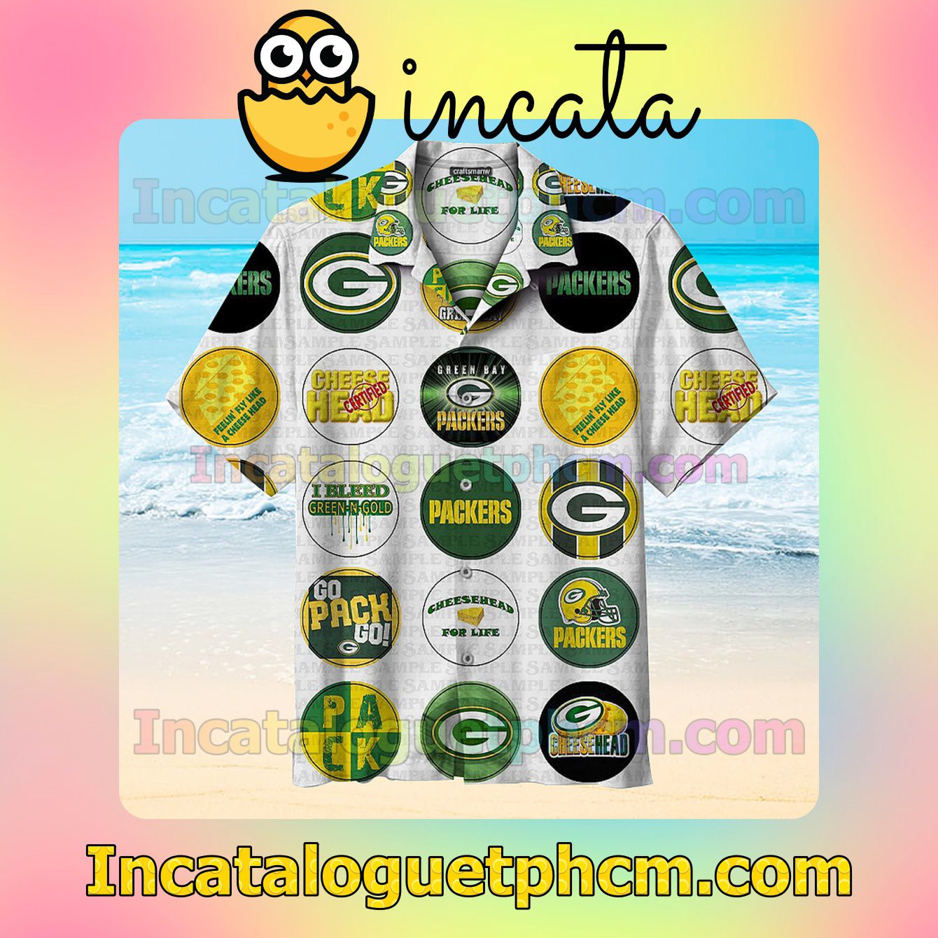 Green Bay Packers Cheesehead For Life Vacation Shirt