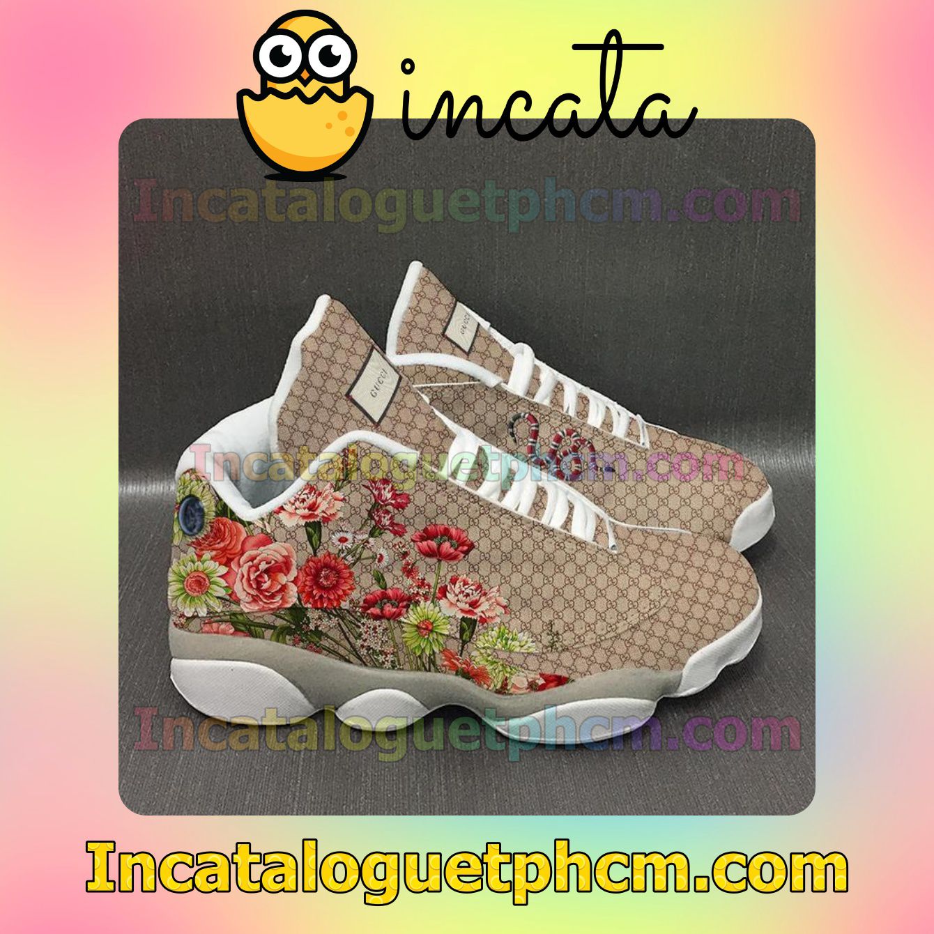Gucci Flower Jordans