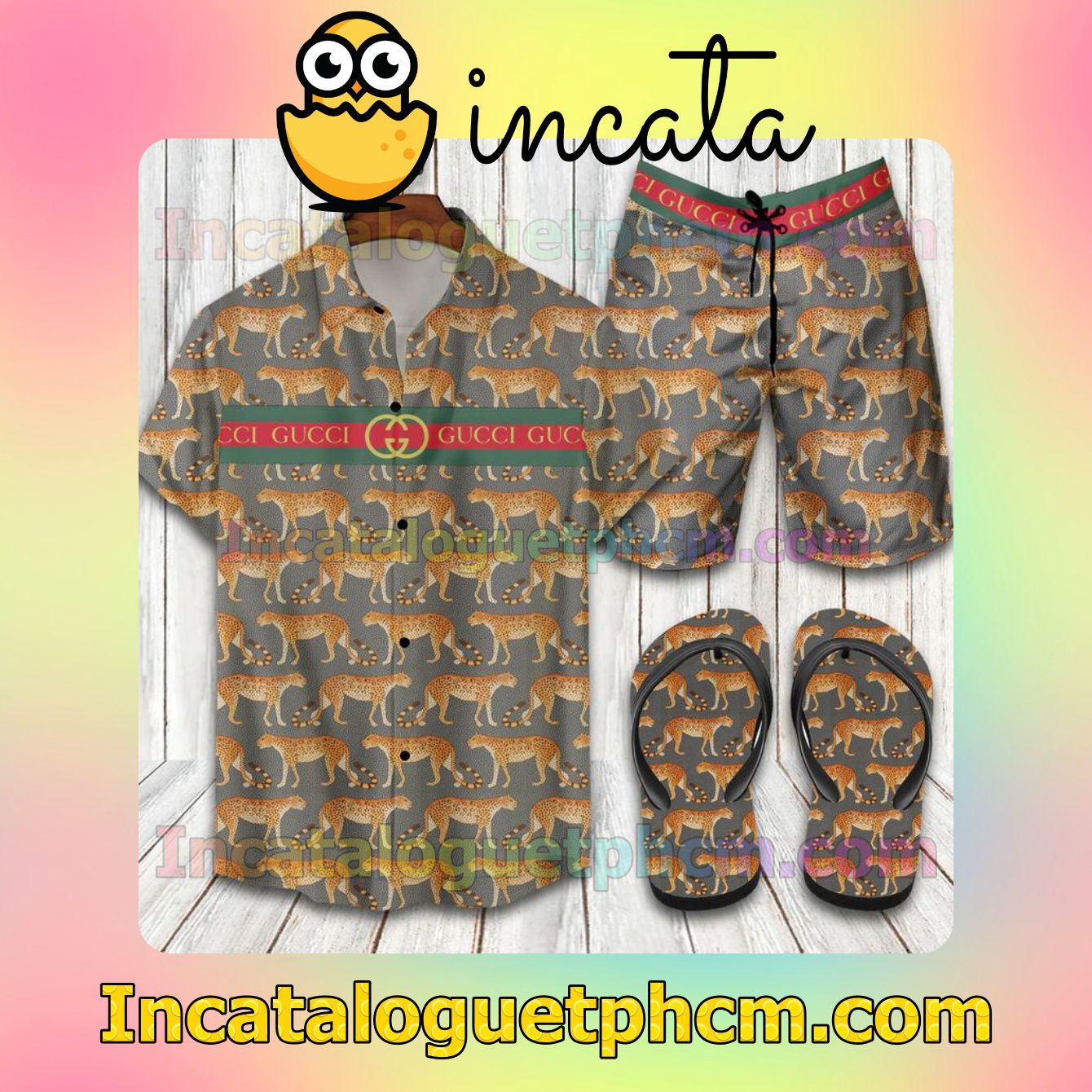 Rating Gucci Panther Aloha Shirt And Shorts