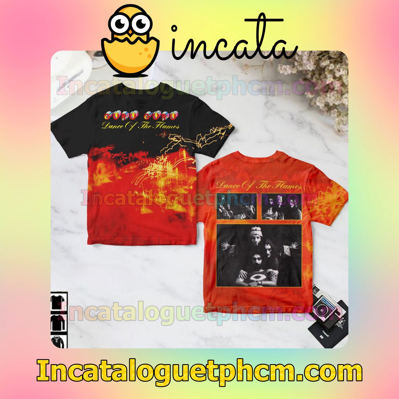 Guru Guru Dance Of The Flames Album Cover Red Gift Shirt