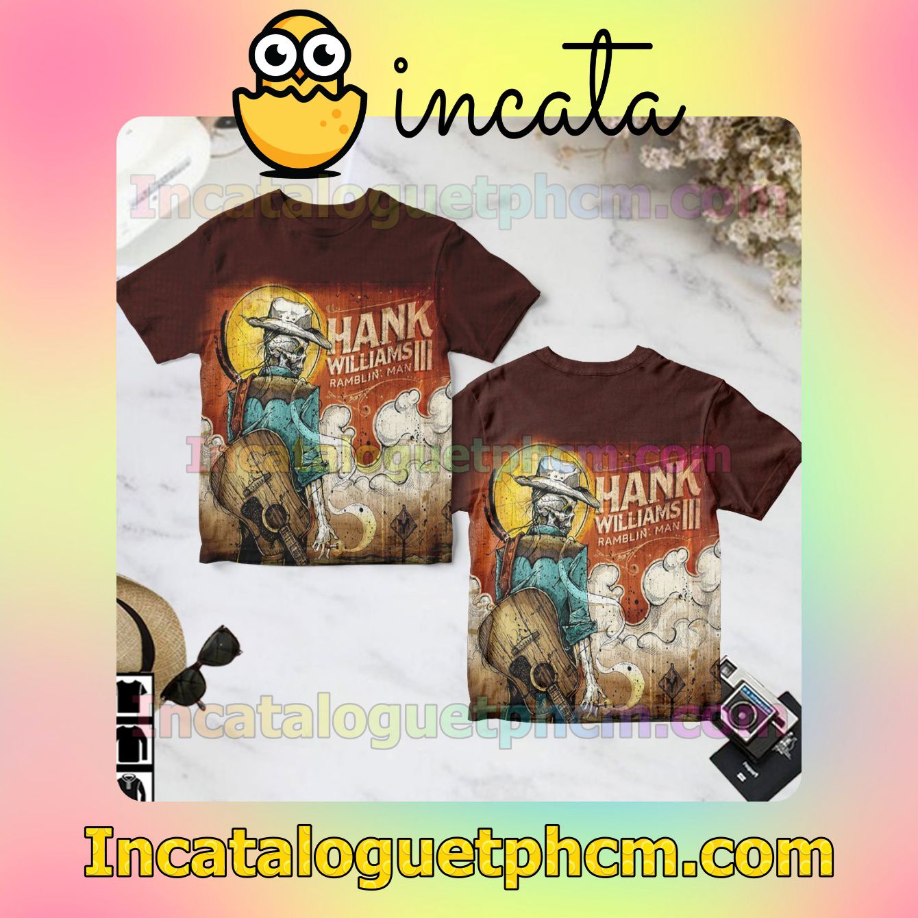 Hank Williams III Ramblin' Man Album Cover Gift Shirt