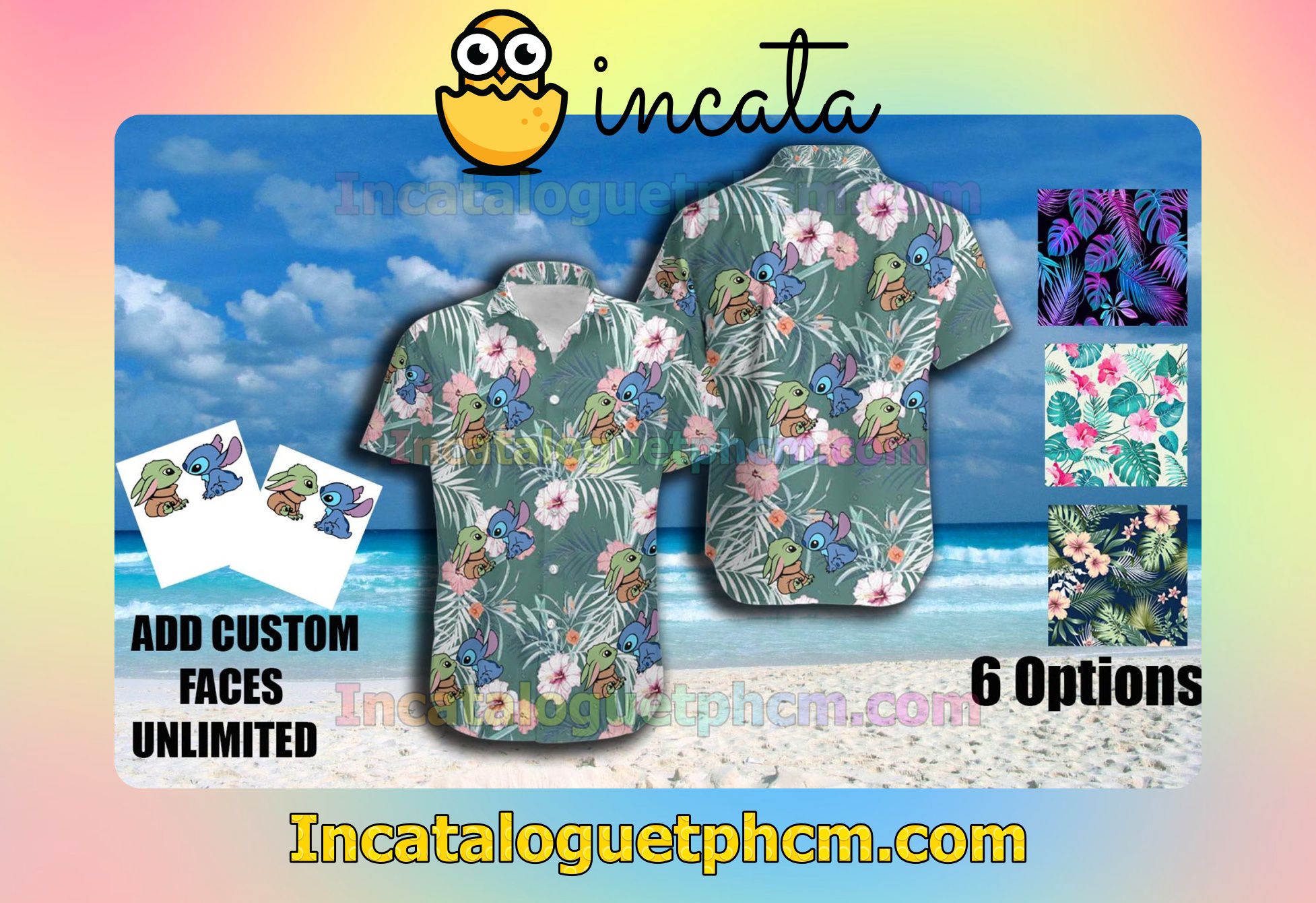 Hawaiian Stitch Shirts Hot Summer Beach Shirt