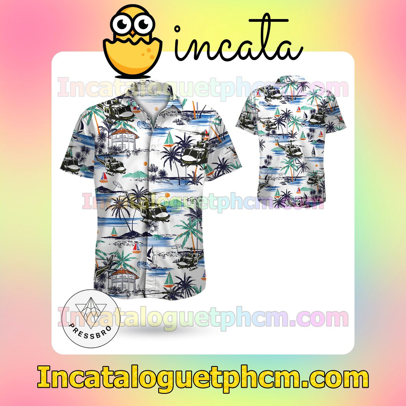 Helicopter Beach Shirt