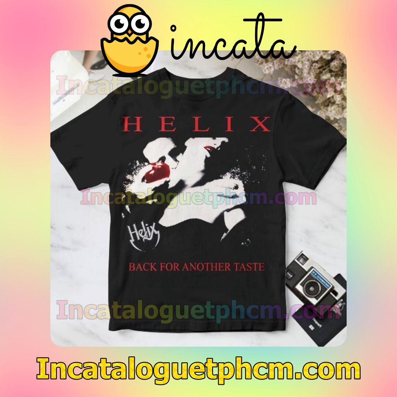 Helix Back For Another Taste Album Cover For Fan Personalized T-Shirt