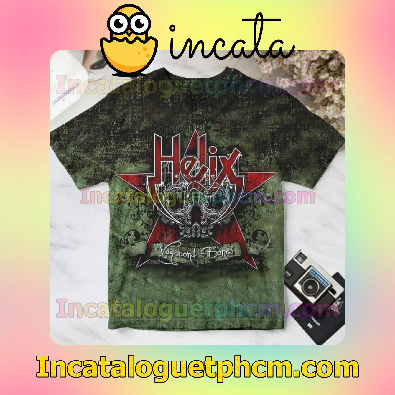 Helix Vagabond Bones Album Cover Personalized Shirt