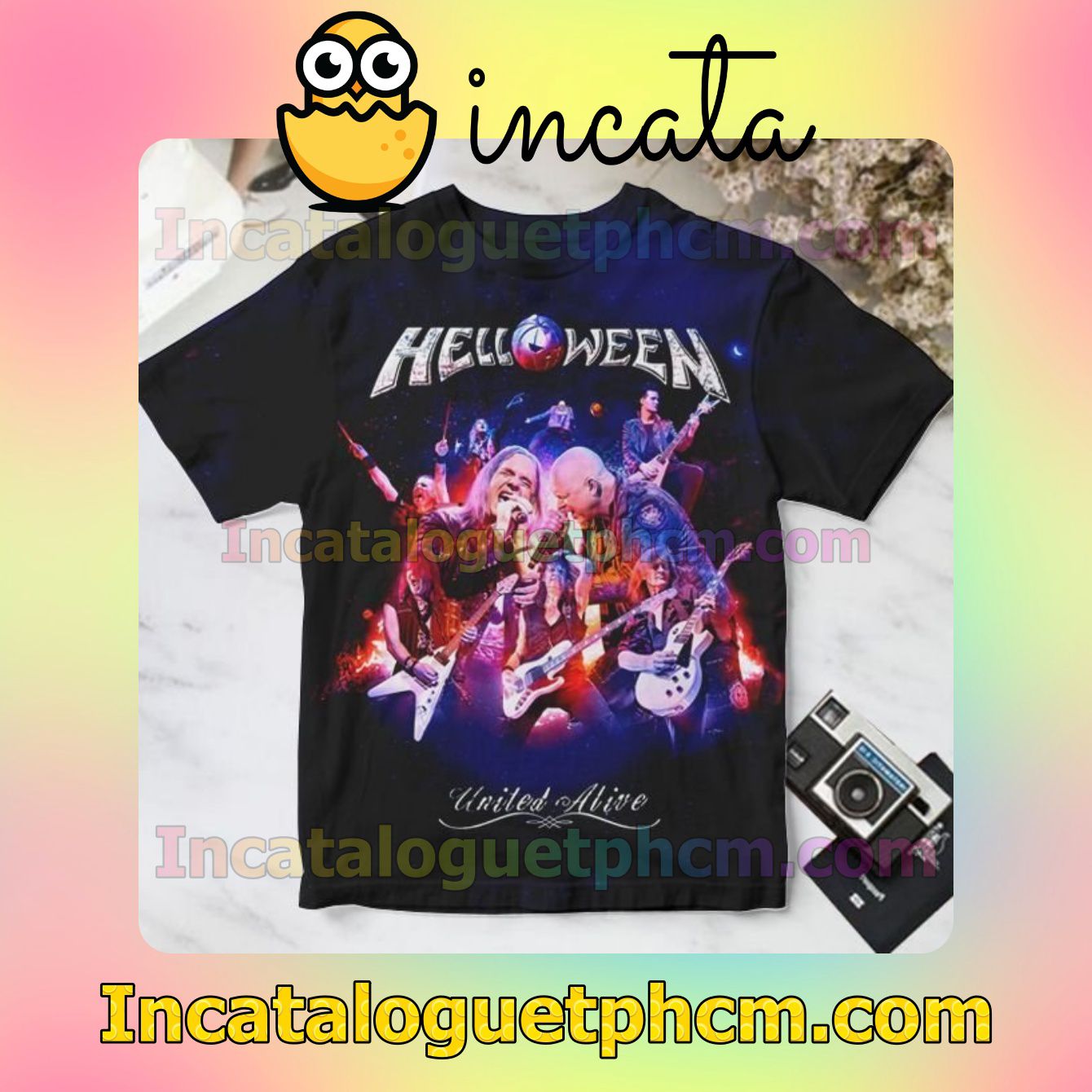 Helloween Live In Madrid Album Cover For Fan Shirt