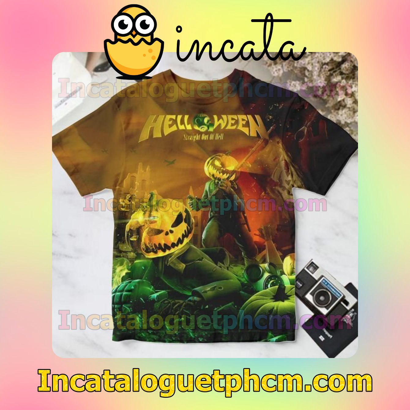Helloween Straight Out Of Hell Album Cover Personalized Shirt
