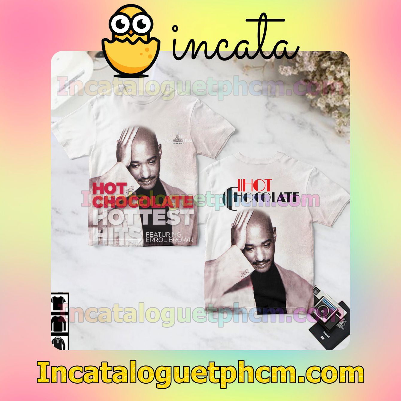 Hot Chocolate Featuring Errol Brown Hottest Hits Album Cover Gift Shirt