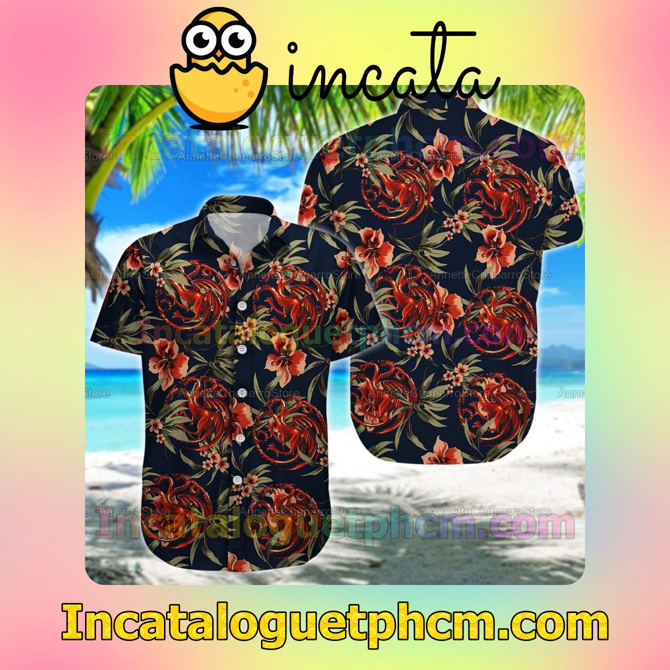 House Of Dragon Beach Shirt