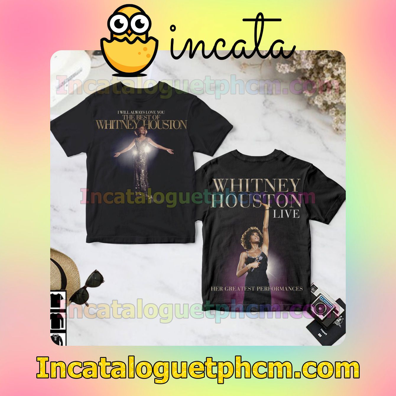 I Will Always Love You The Best Of Whitney Houston Album Cover Gift Shirt