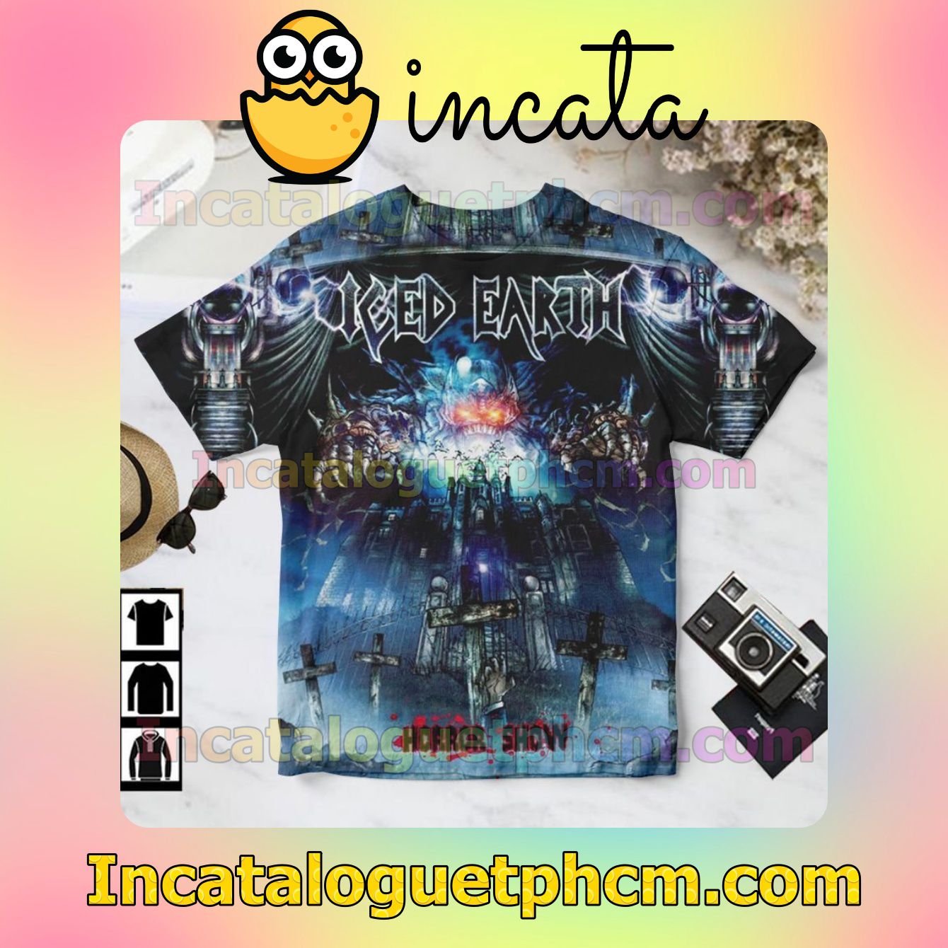 Iced Earth Horror Show Album Cover For Fan Shirt