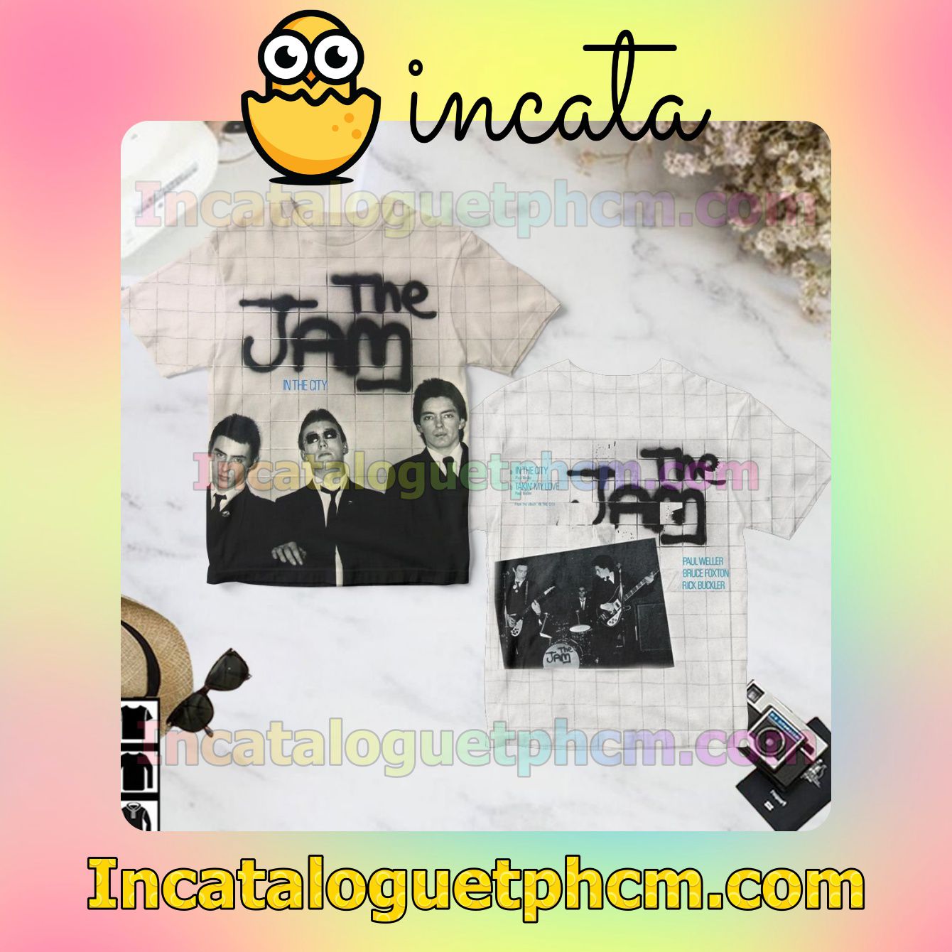 In The City Album By The Jam Gift Shirt