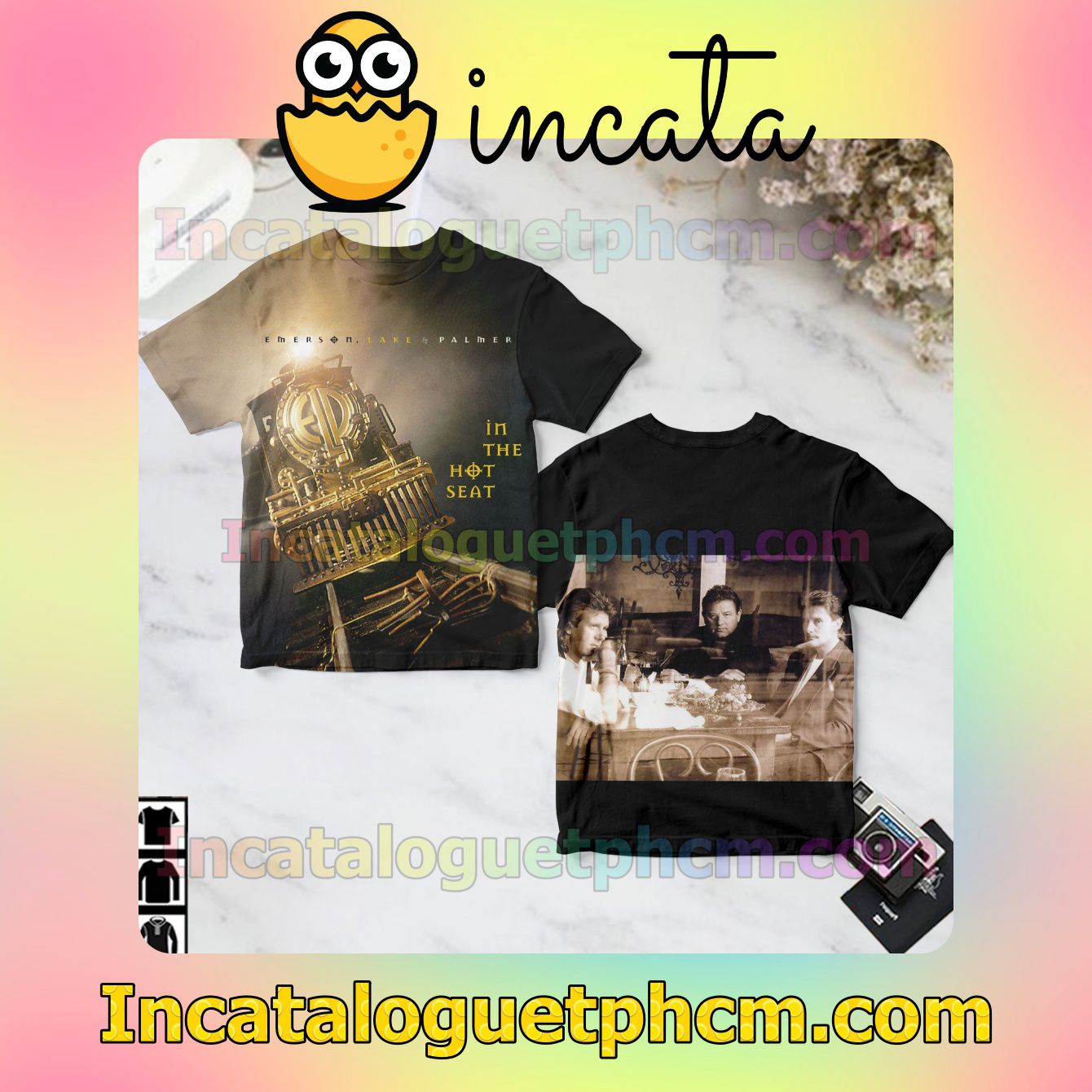 In The Hot Seat Album By Emerson Lake And Palmer Gift Shirt