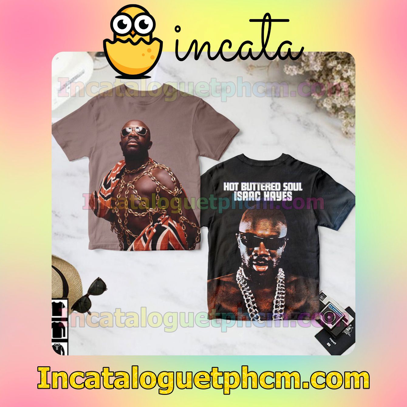 Isaac Hayes Hot Buttered Soul Album Gift Shirt