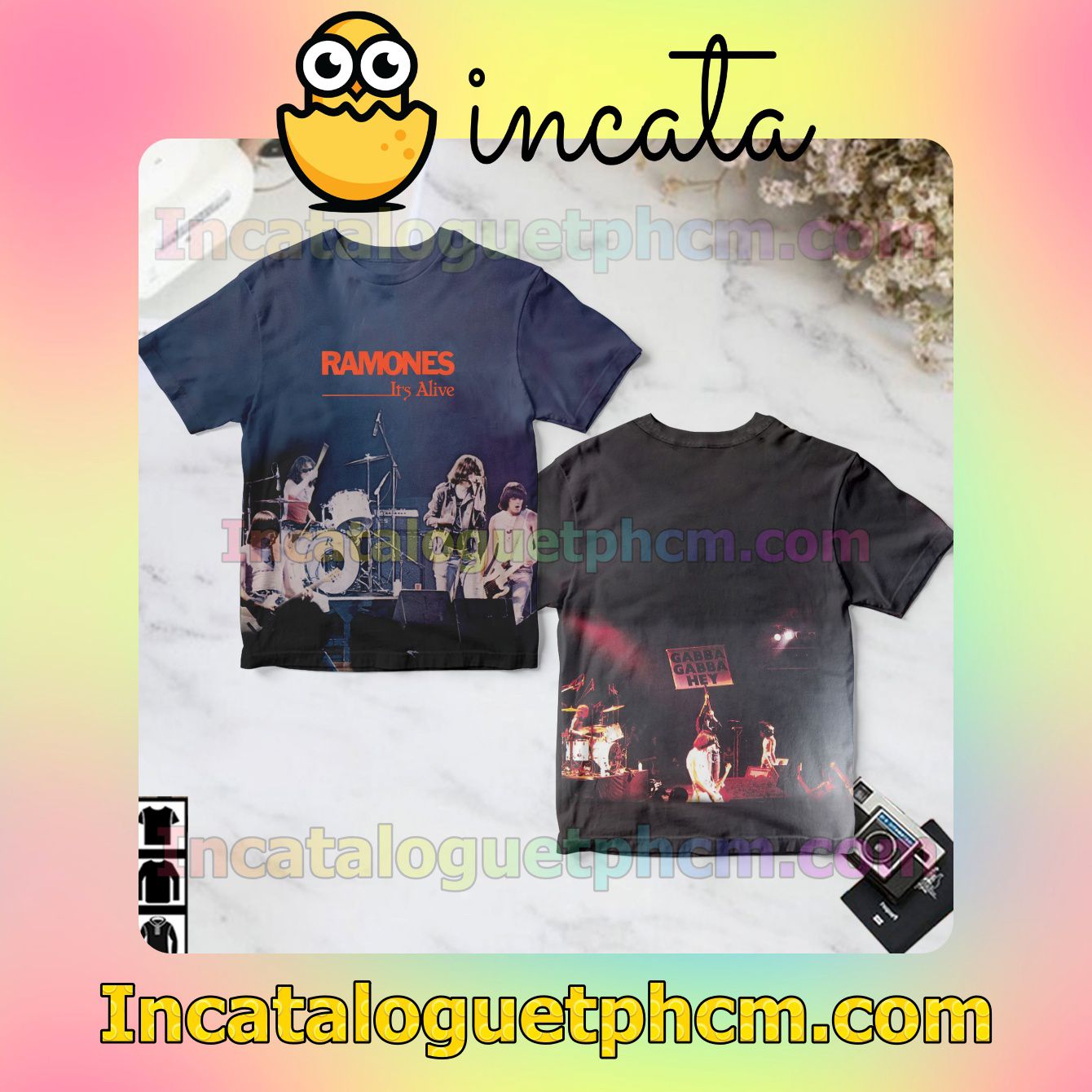 It's Alive Album Cover By Ramones Gift Shirt