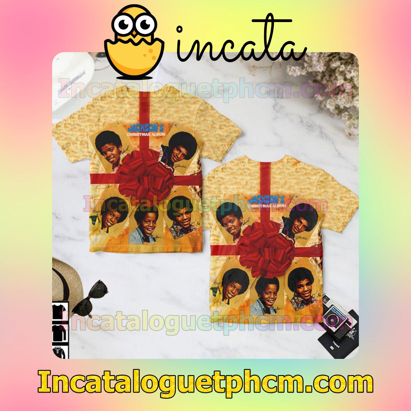 Jackson 5 Christmas Album Cover Gift Shirt