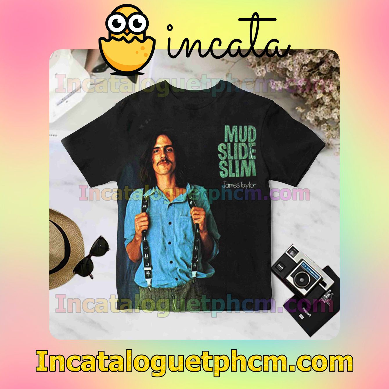 James Taylor Mud Slide Slim And The Blue Horizon Album Cover For Fan Shirt