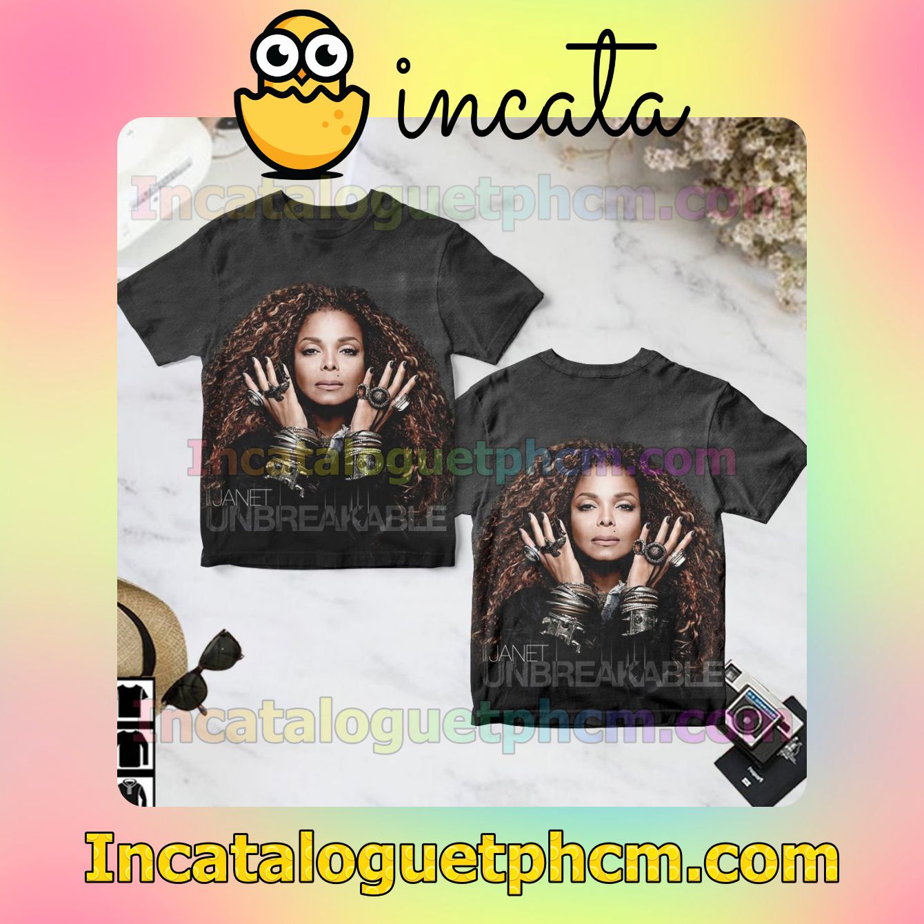 Janet Jackson Unbreakable Album Cover Gift Shirt