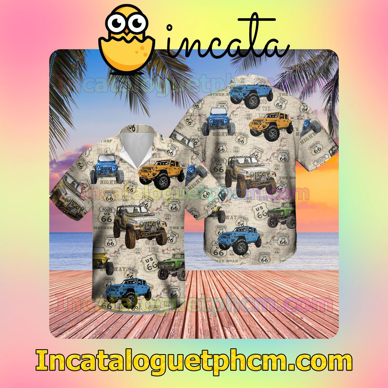 Jeep Car Beach Shirt