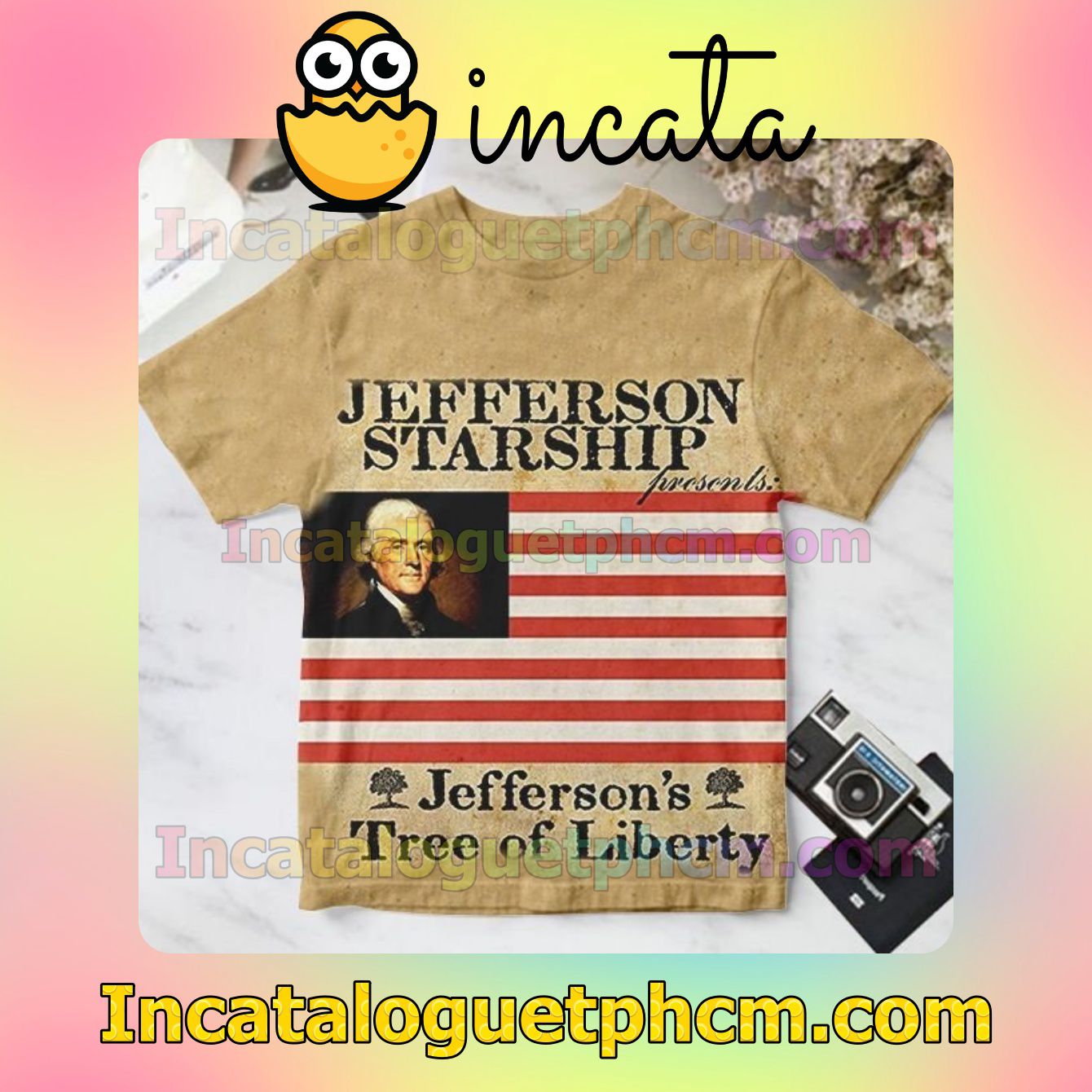 Jefferson Starship Jefferson's Tree Of Liberty Album Cover Personalized Shirt