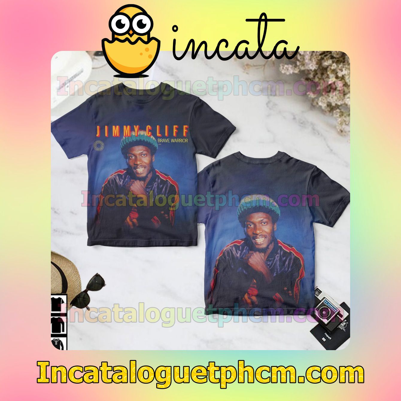 Jimmy Cliff Brave Warrior Album Cover Gift Shirt