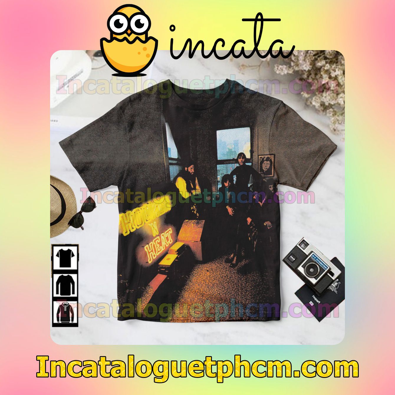 John Lee Hooker Hooker 'n Heat Album Cover Gift Shirt