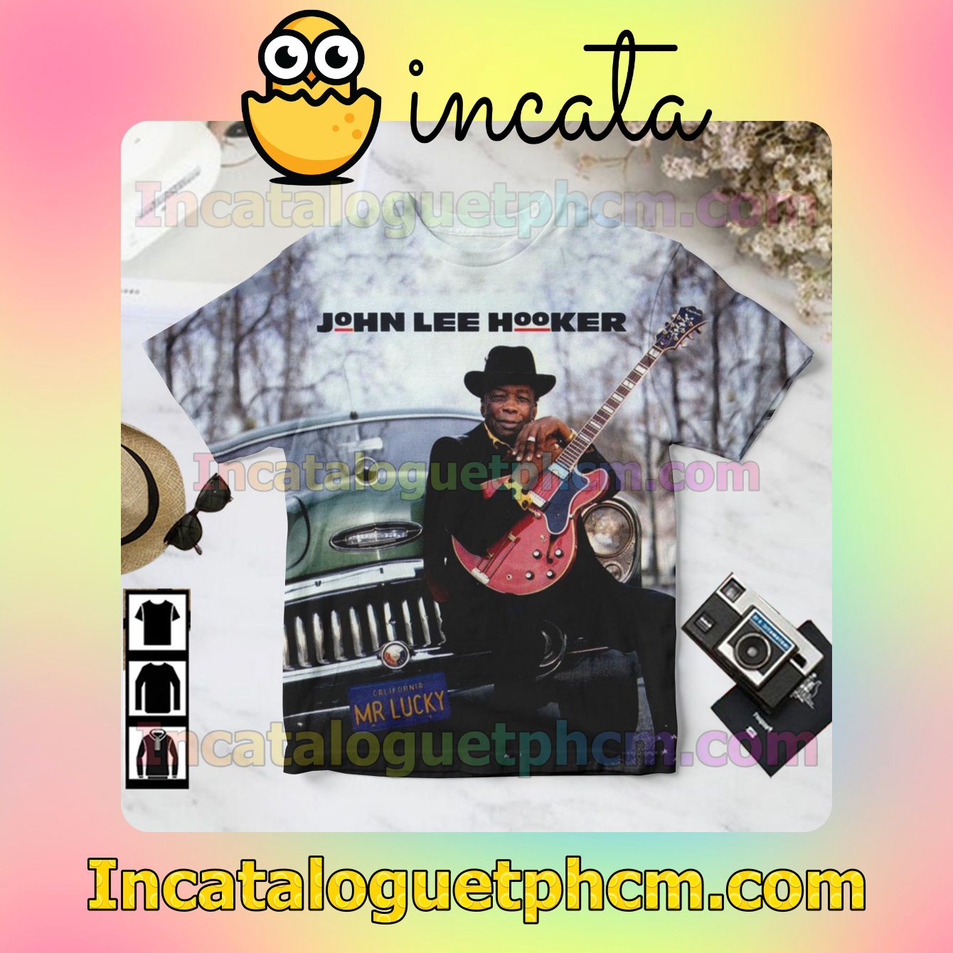 John Lee Hooker Mr. Lucky Album Cover Gift Shirt