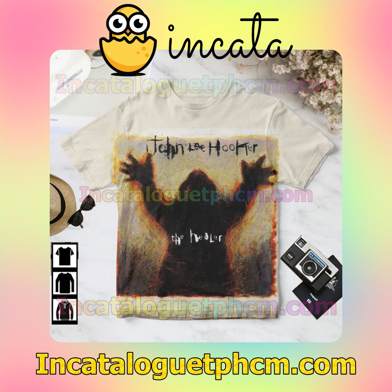 John Lee Hooker The Healer Album Cover Gift Shirt