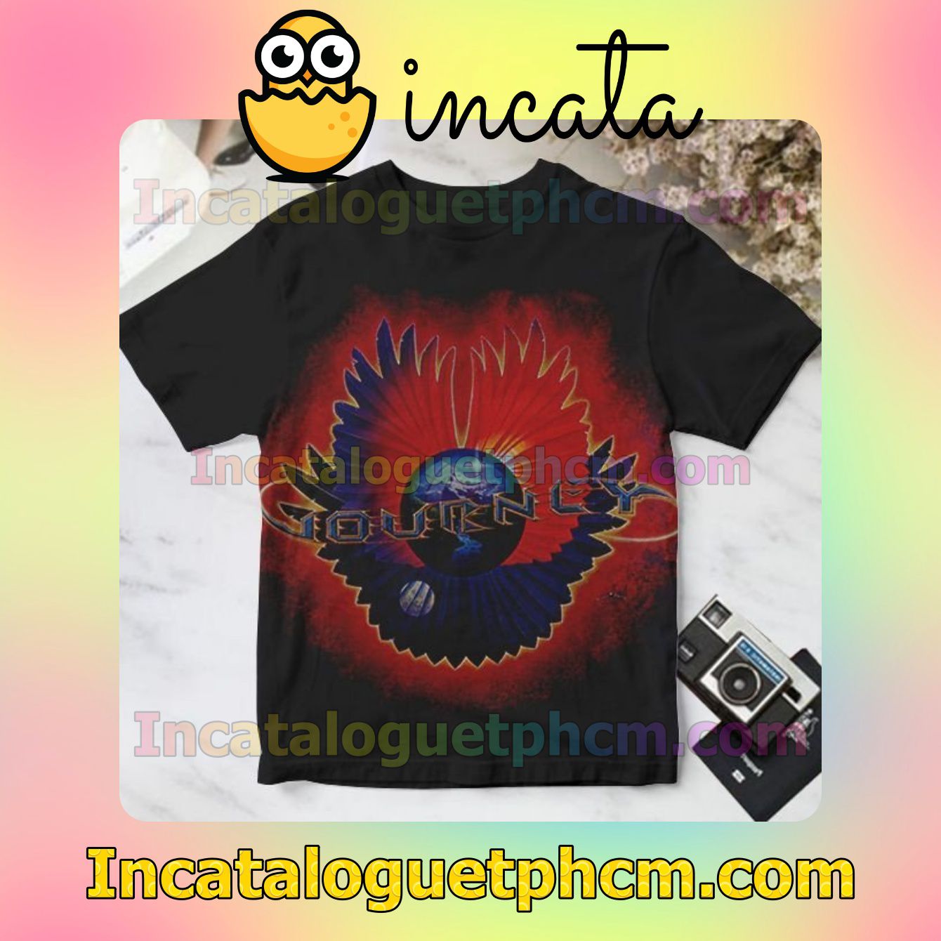 Journey Infinity Album Cover Black Personalized Shirt