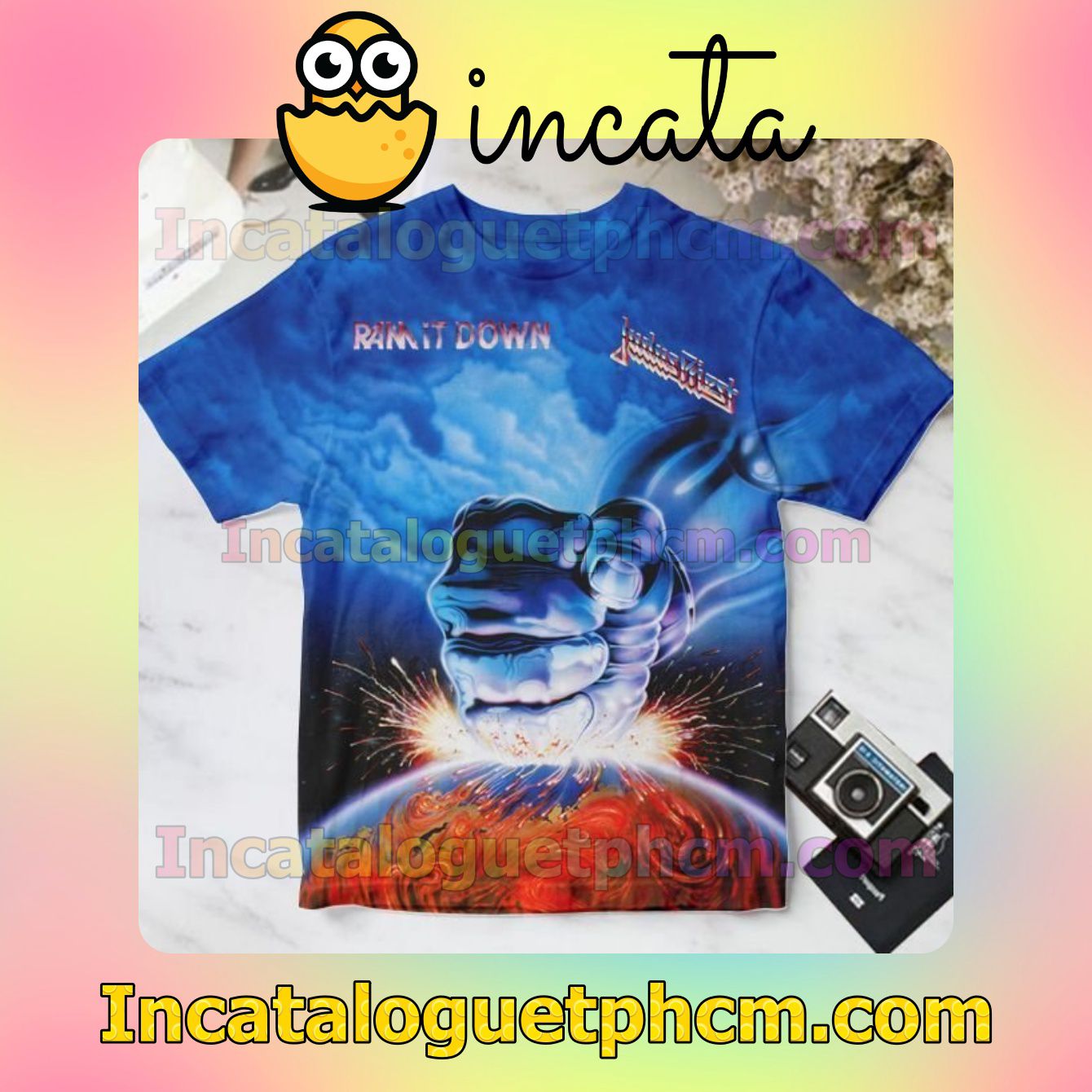 Judas Priest Ram It Down Album Cover Personalized Shirt