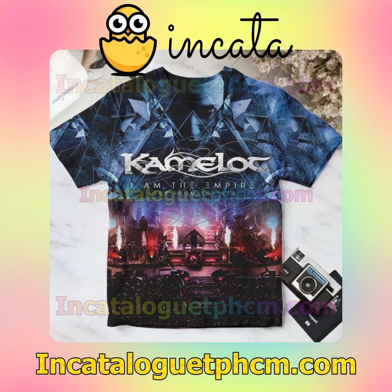 Kamelot I Am The Empire Live From The 013 Album Cover Personalized Shirt