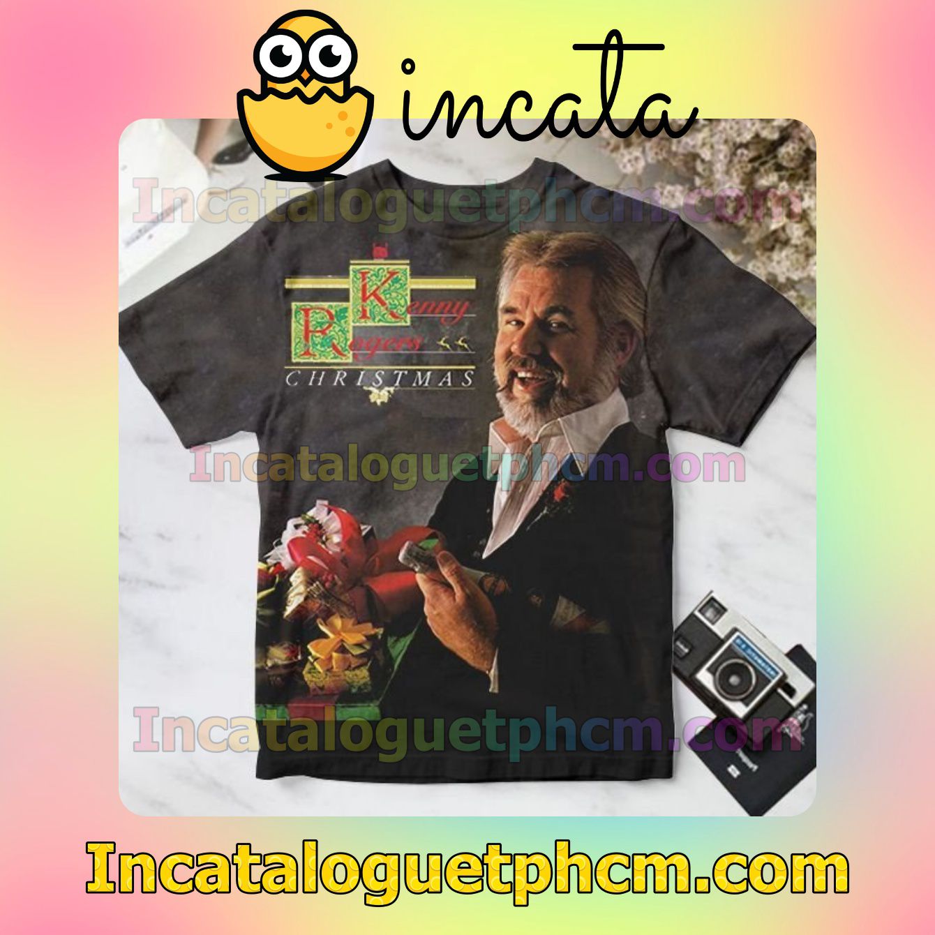Kenny Rogers Christmas Album Cover Personalized Shirt