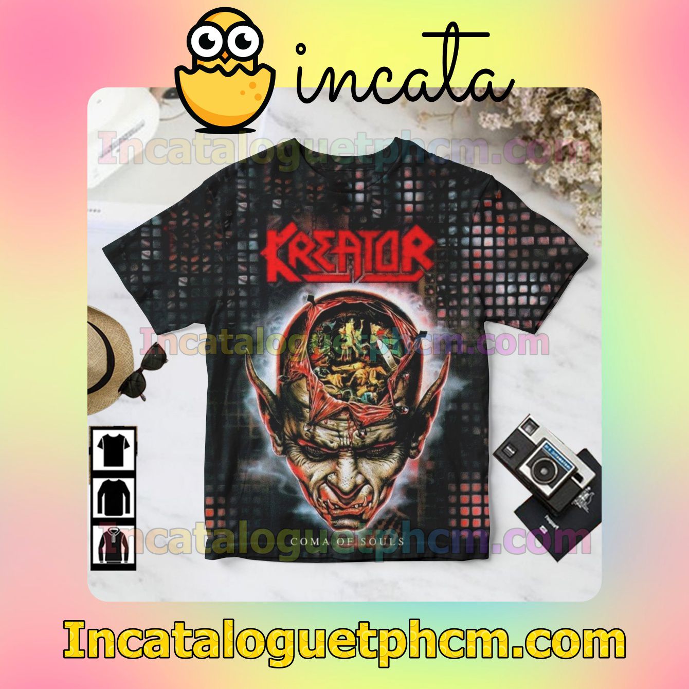 Kreator Coma Of Souls Album Cover Gift Shirt