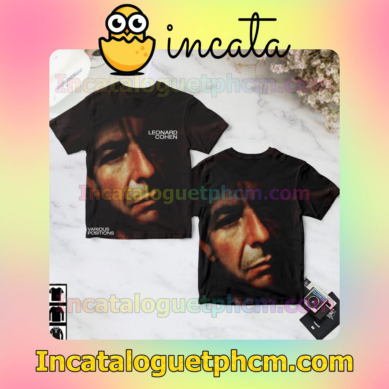 Leonard Cohen Various Positions Album Cover Gift Shirt