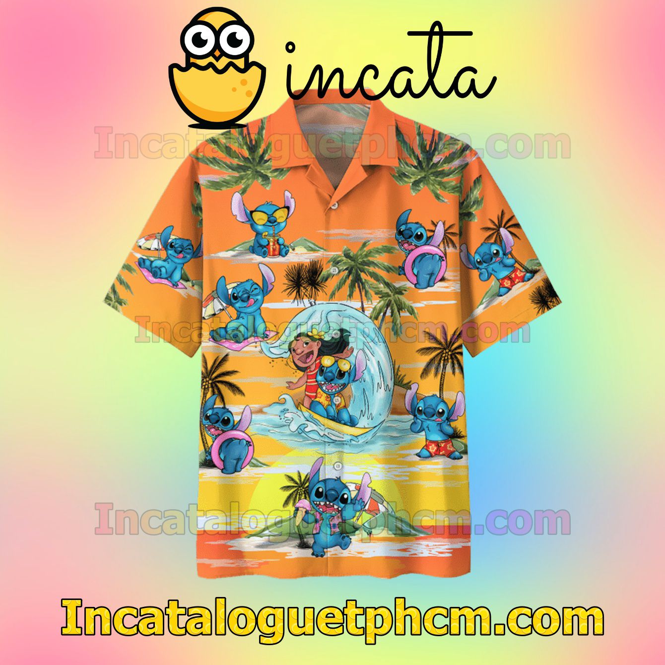 Lilo And Stitch Aloha Disney Summer Beach Shirt
