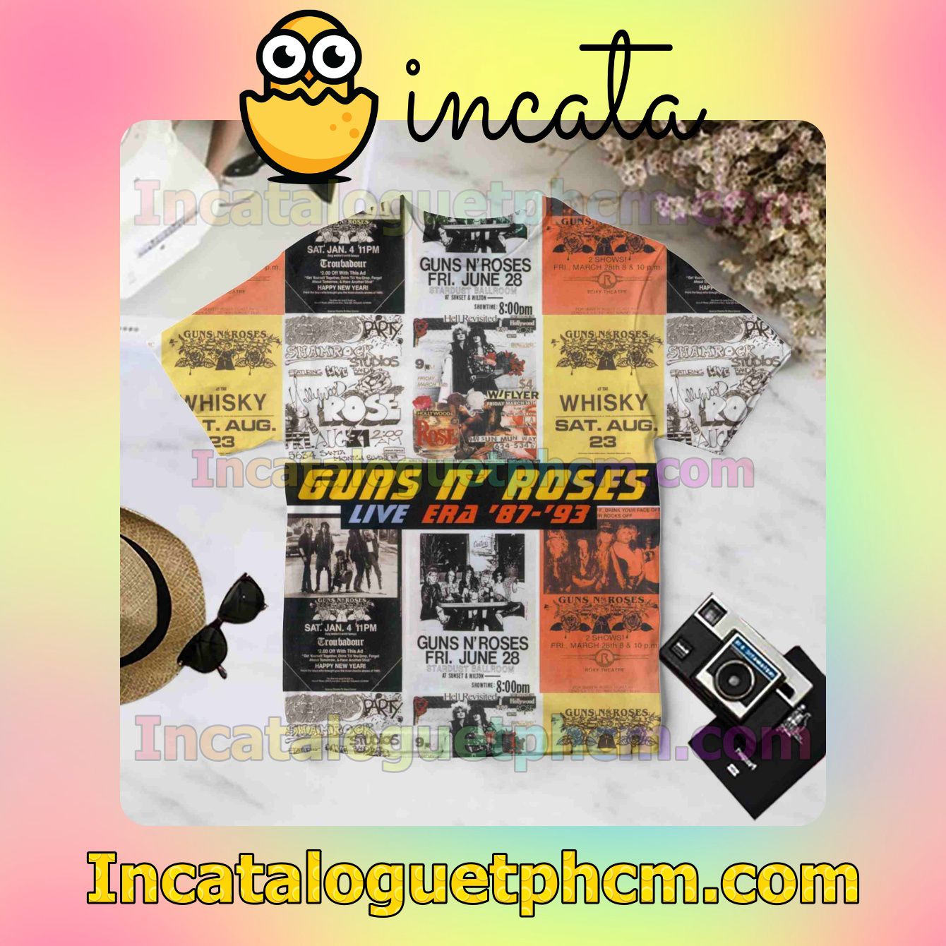 Live Era '87-'93 Album Cover By Guns N' Roses For Fan Shirt