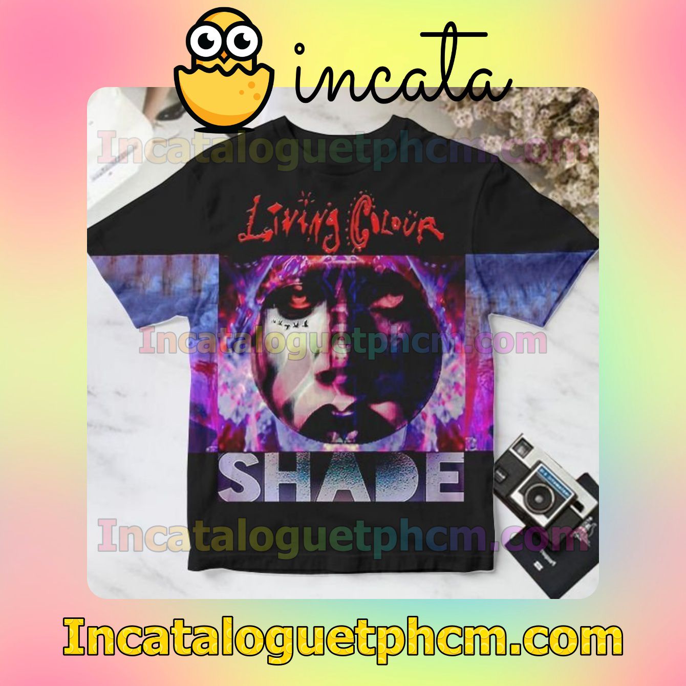 Living Colour Shade Album Cover For Fan Shirt