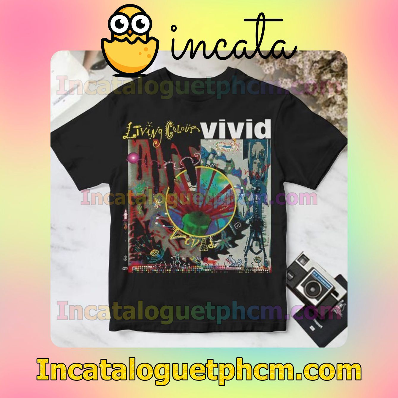 Living Colour Vivid Album Cover Personalized Shirt