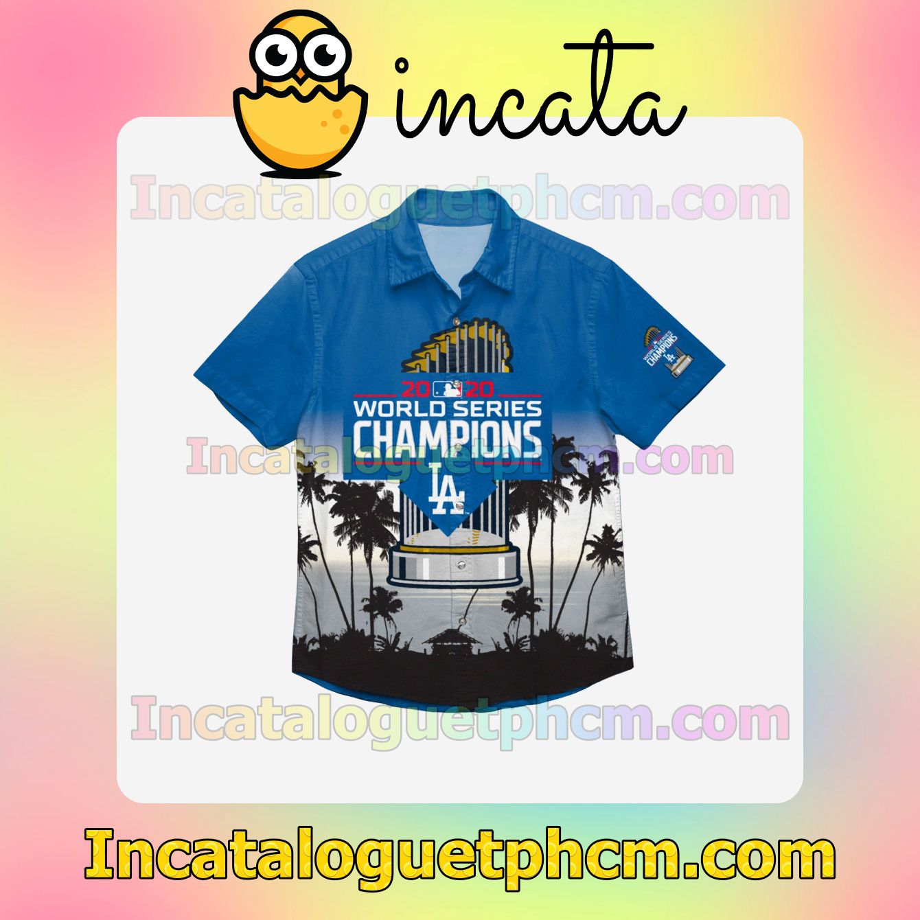 Official Los Angeles Dodgers 2020 World Series Champions Floral Custom Shirts