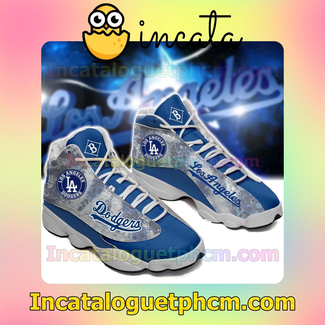Los Angeles Dodgers Blue Jordans