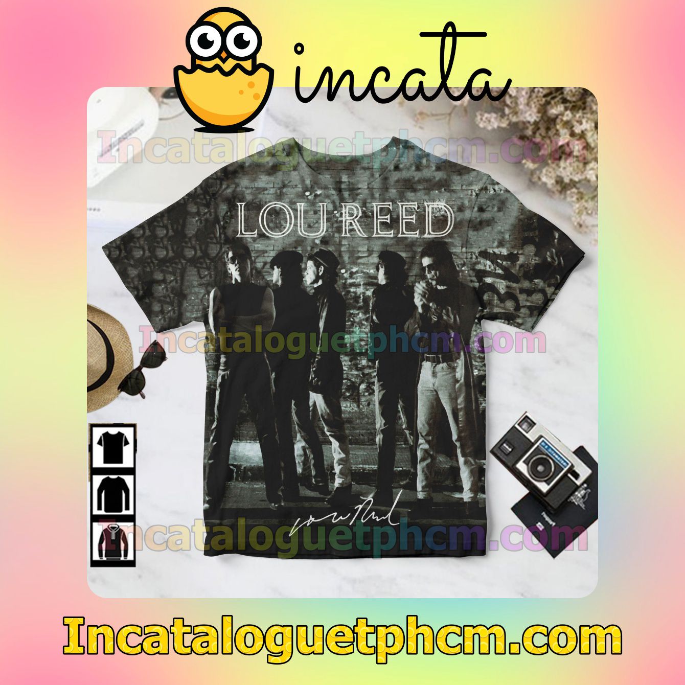 Lou Reed New York Album Cover Signature Gift Shirt